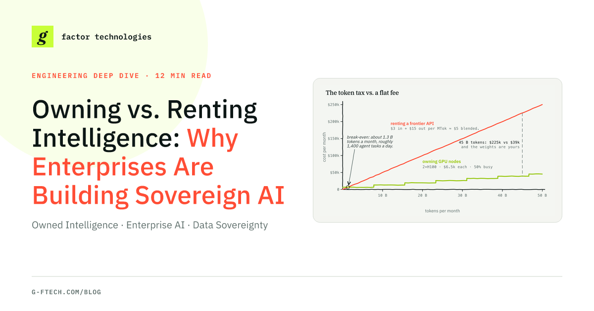 Owning vs. Renting Intelligence: Why Enterprises Are Building Sovereign AI