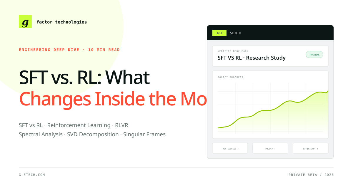 SFT vs. RL: What Changes Inside the Model?
